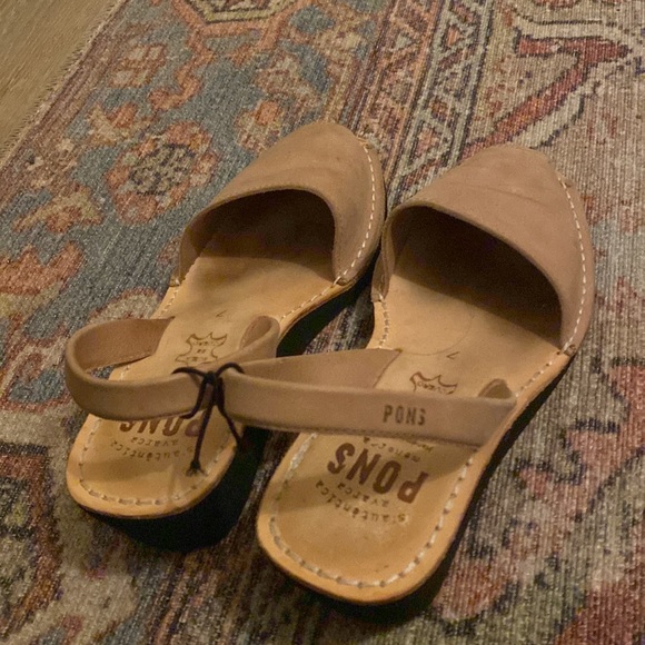 Tan, wedge Pons Avarcas - Picture 4 of 5